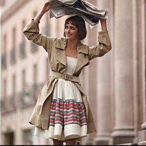 Anthropologie Around the World Strapless Dress